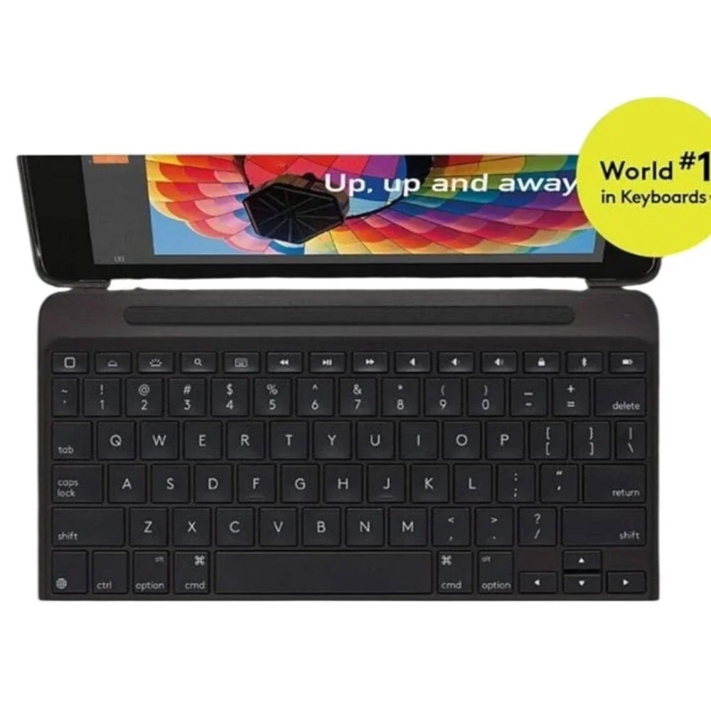 Logitech Slim Folio Bluetooth‎ Keyboard Case for iPad Black 920-009017